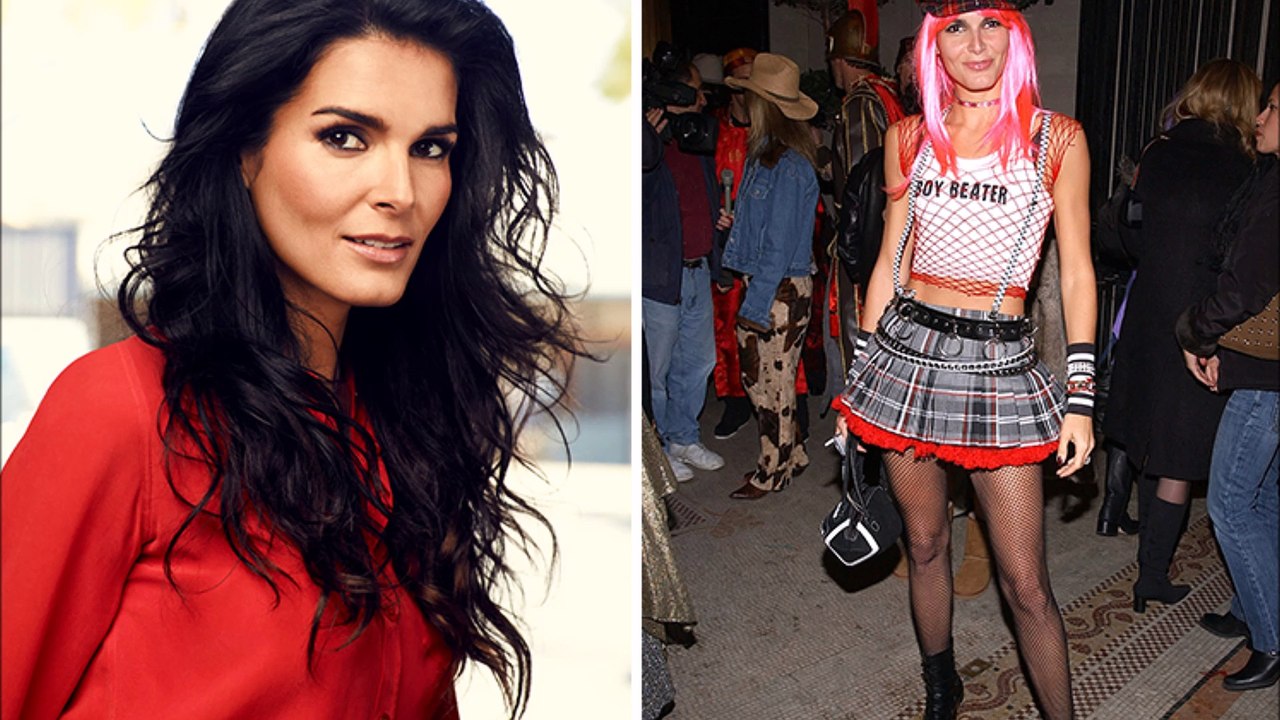 Angie Harmon in Halloween  Costum