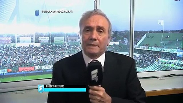 El análisis de Roberto Perfumo. Banfield 1 - Aldosivi 1. Liguilla Pre Sudamericana 2015. FPT