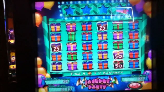 JACKPOT PARTY PROGRESSIVES Penny Video Slot Machine in Las Vegas Strip Casino