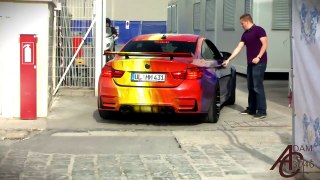 Hamann BMW M4 art car revs in Monaco