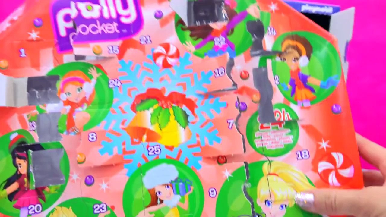 Polly Pocket, Playmobil Holiday Christmas Advent Calendar Day 18 Toy Surprise Opening Vide