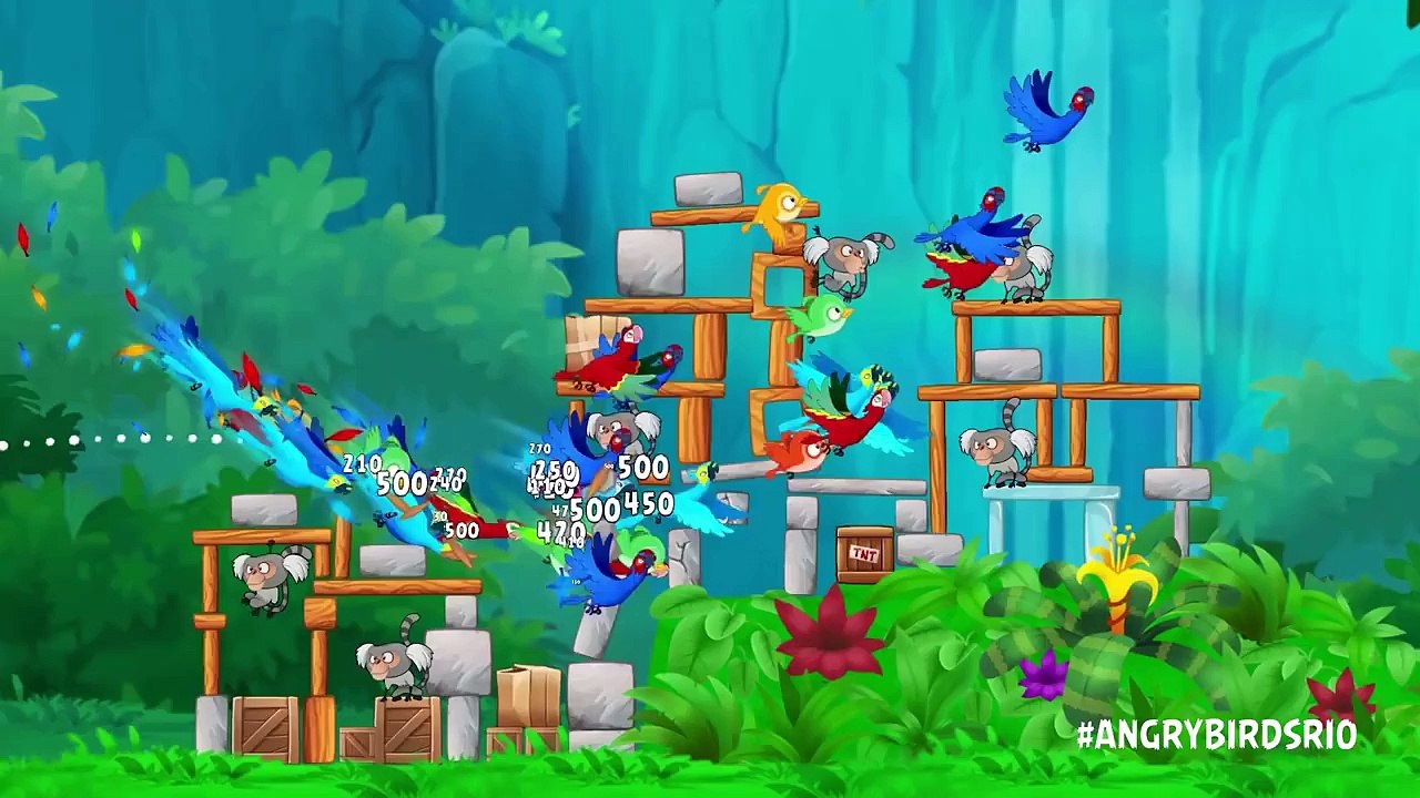 Angry Birds Rio Timber Tumble Gameplay Trailer!