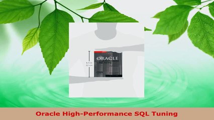 Read  Oracle HighPerformance SQL Tuning EBooks Online