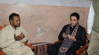 Chairman PPP Bilawal Bhutto Zardari visits Bisma's home, offers condolence