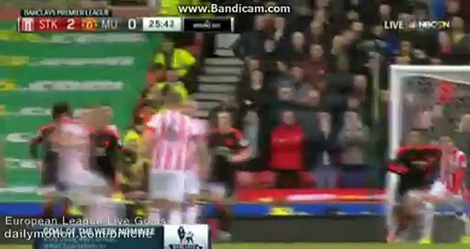 Marko Arnautovic GOAL | Stoke City 2-0 Manchester United 26-12-2015
