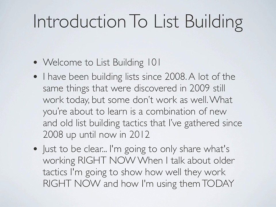 Plr extreme - list building how to video review