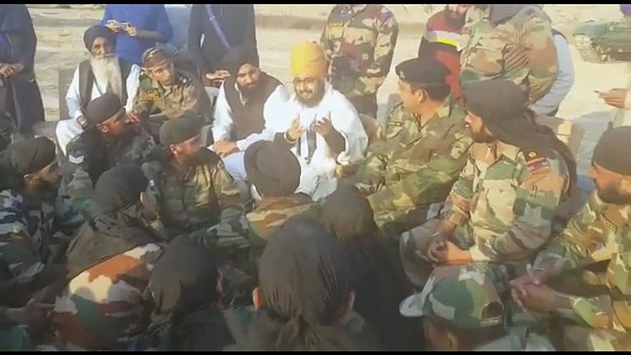 Dhadrianwale with Indian Army