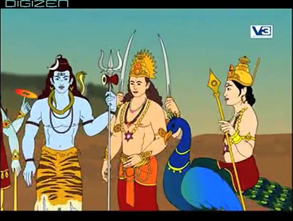 Maa Durga in Hindi Killing of Raktabeej From KidRhymes