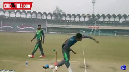 Muhammad Amir shinning in the training camp beside all the disputes