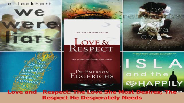 PDF Download Love and Respect The Love She Most Desires The Respect He Desperately Needs Read Online