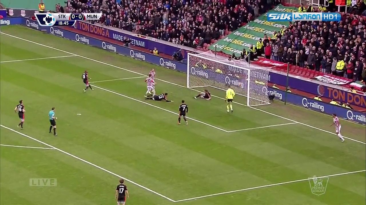 Bojan Krkić Goal HD - Stoke City 1-0 Manchester United - 26-12-2015