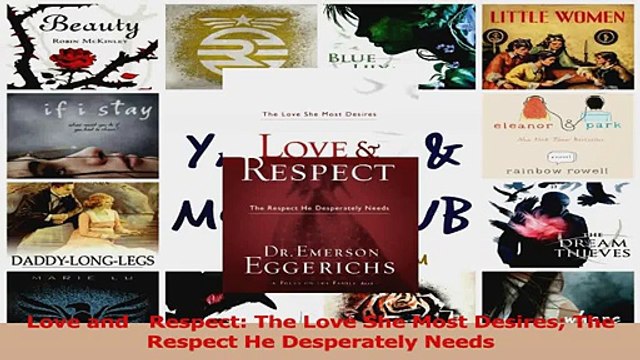 PDF Download Love and Respect The Love She Most Desires The Respect He Desperately Needs Download Online