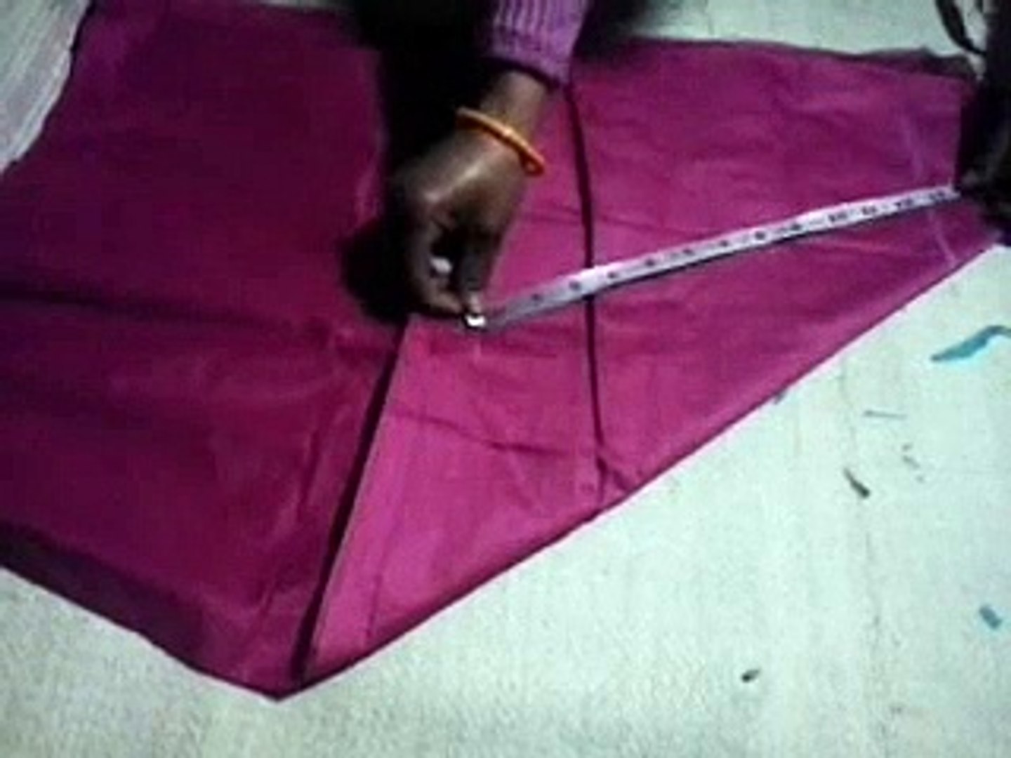 Umbrella long shop frock cutting