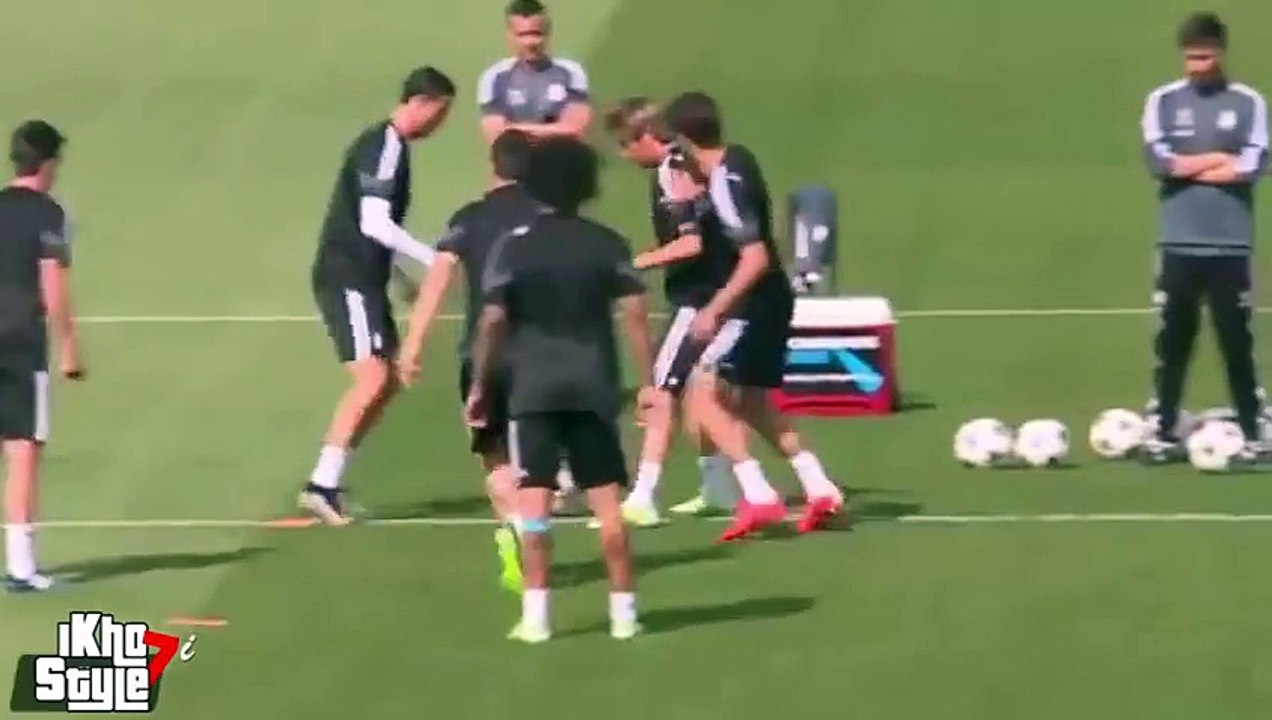 Cristiano Ronaldo Great Skills   Real Madrrid Training 21 04 2015 HD
