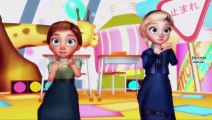 Frozen Elsa And Anna Little Miss Muffet Nursery Rhymes for Children | Frozen Little Miss M
