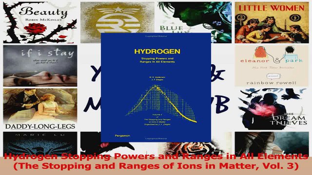 PDF Download Hydrogen Stopping Powers and Ranges in All Elements The Stopping and Ranges of Ions in PDF Full Ebook