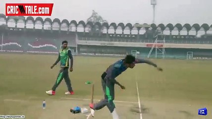 Dunya News- Muhammad Amir shinning in the training camp beside all the disputes .