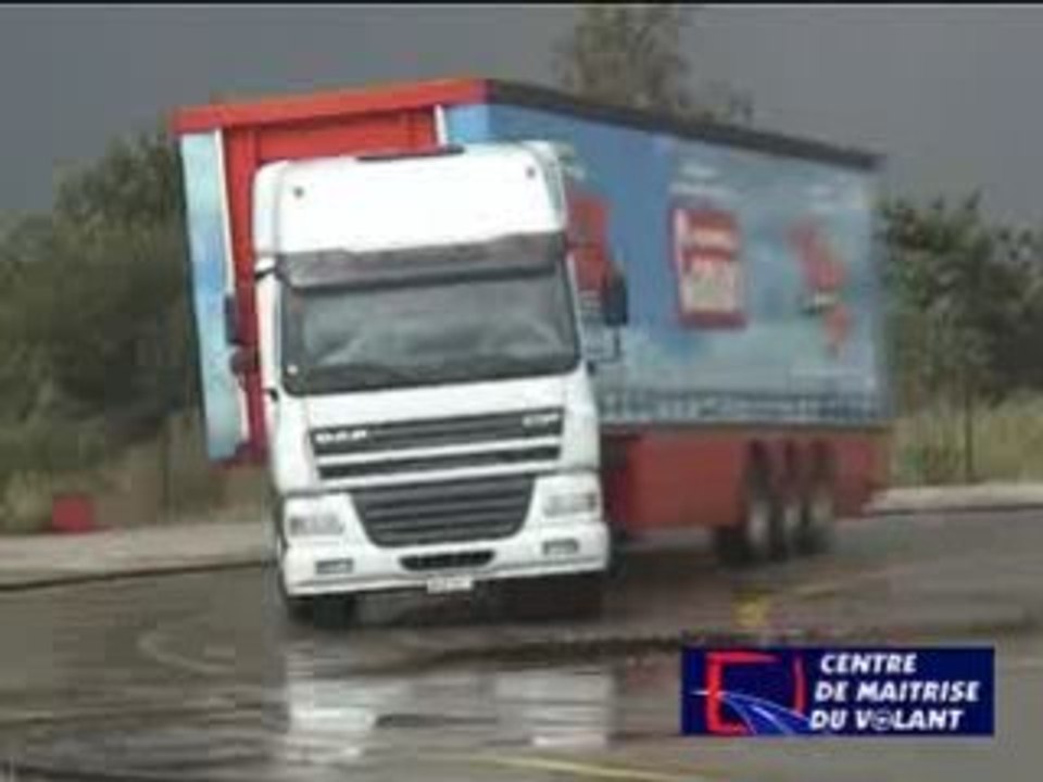 Truck & trailer drift - glisse camion