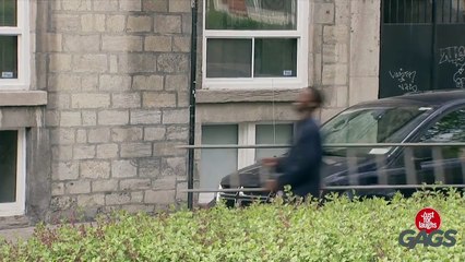 Grandpa Tied to Car Prank