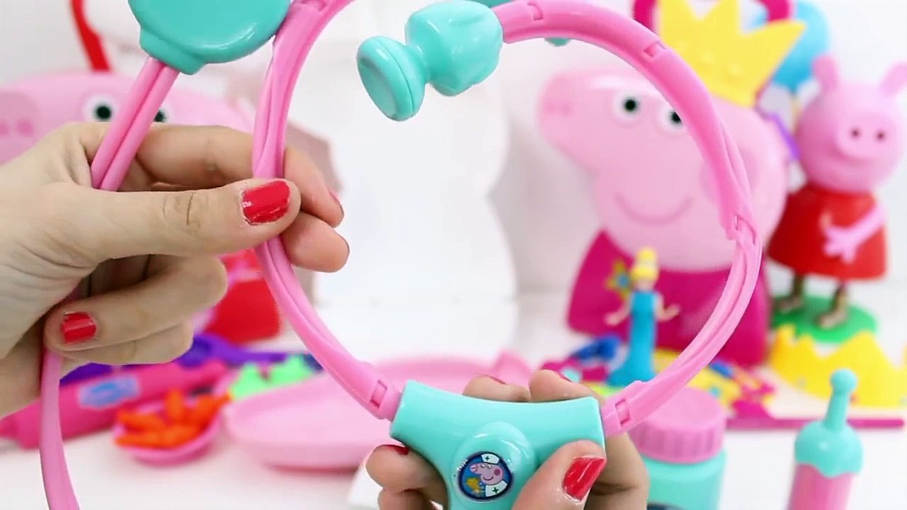 Peppa Pig Cooking Playset Peppa Chef Peppa Pig Medic Case Peppa Nurse Princess Peppa Set