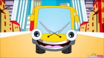 Wheels On The Bus Go Round And Round | Nursery Rhymes for Children | HooplaKidz