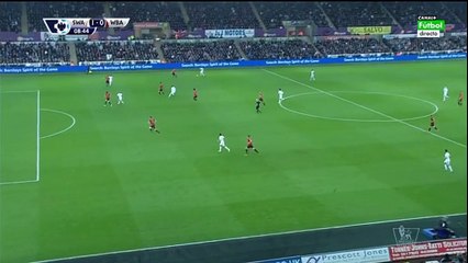 1-0 Ki Sung-yueng Goal England  Premier League - 26.12.2015, Swansea City 1-0 West Bromwich