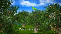 Chitti Chilakamma Parrots 3D Animation Telugu Rhymes For children with lyrics