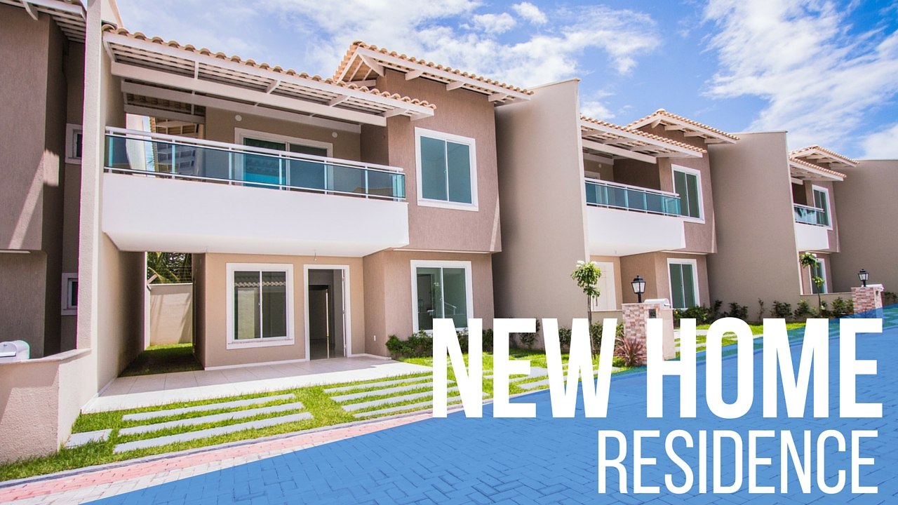 NEW HOME - CONDOMINIO FECHADO DE CASAS DUPLEX NO EUSEBIO CEARA-HD