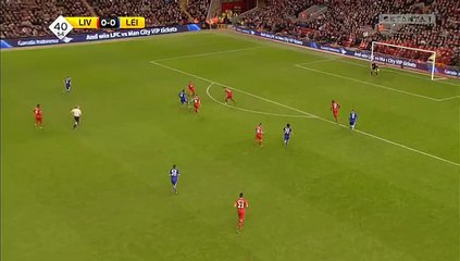 Riyad Mahrez Good Chance and Save From Mignolet - Liverpool vs Leicester