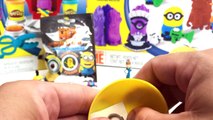 Minions Play Doh Surprise eggs toys Huevos sorpresa Juguetes