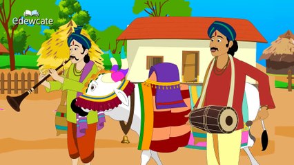 KZKCARTOON TV-Telugu traditional rhymes - Do Do Basavanna - Telugu Rhymes for Children Playlist
