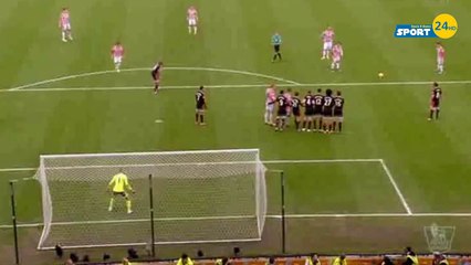Marko Arnautoviu Amazing Goal - Stoke City 2-0 Manchester United 26-12-2015 HD