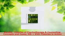 Read  Bundle Theories of Psychotherapy  Counseling Concepts and Cases 5th  DVDTheories in EBooks Online