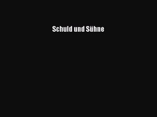 Schuld und Sühne PDF Download
