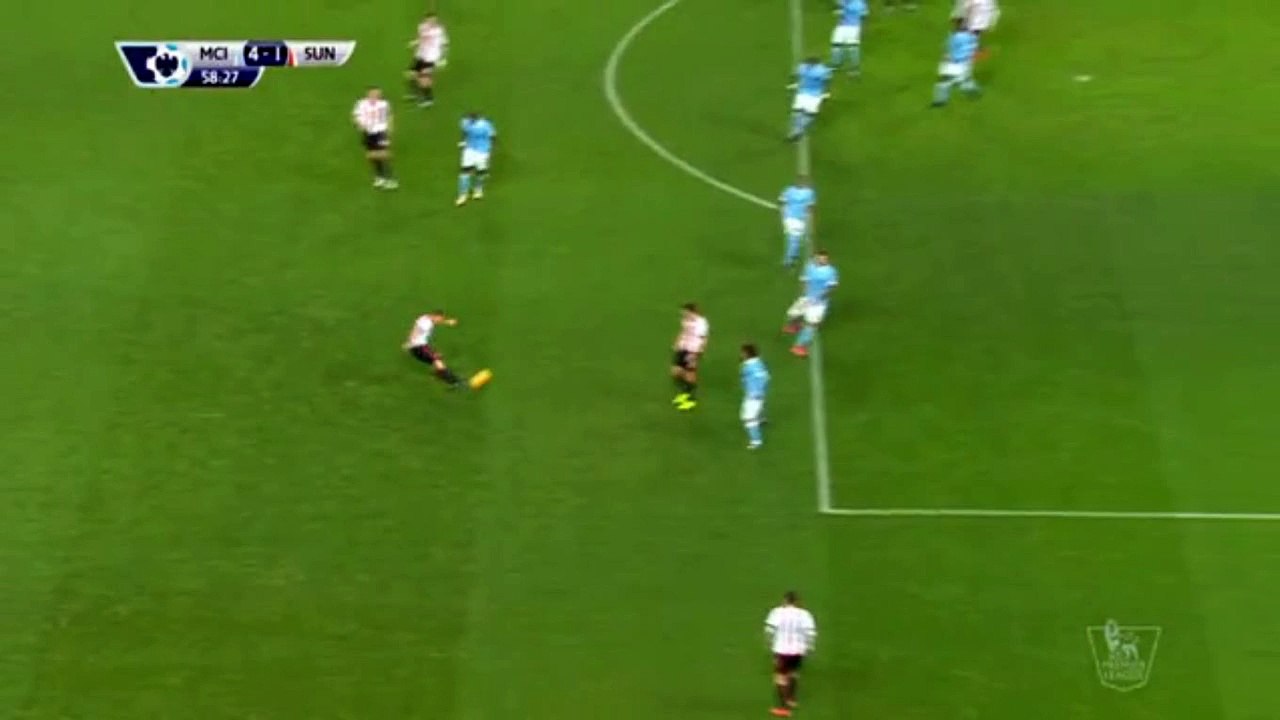 Fabio Borini Goal ~Manchester City 4-1 Sunderland~