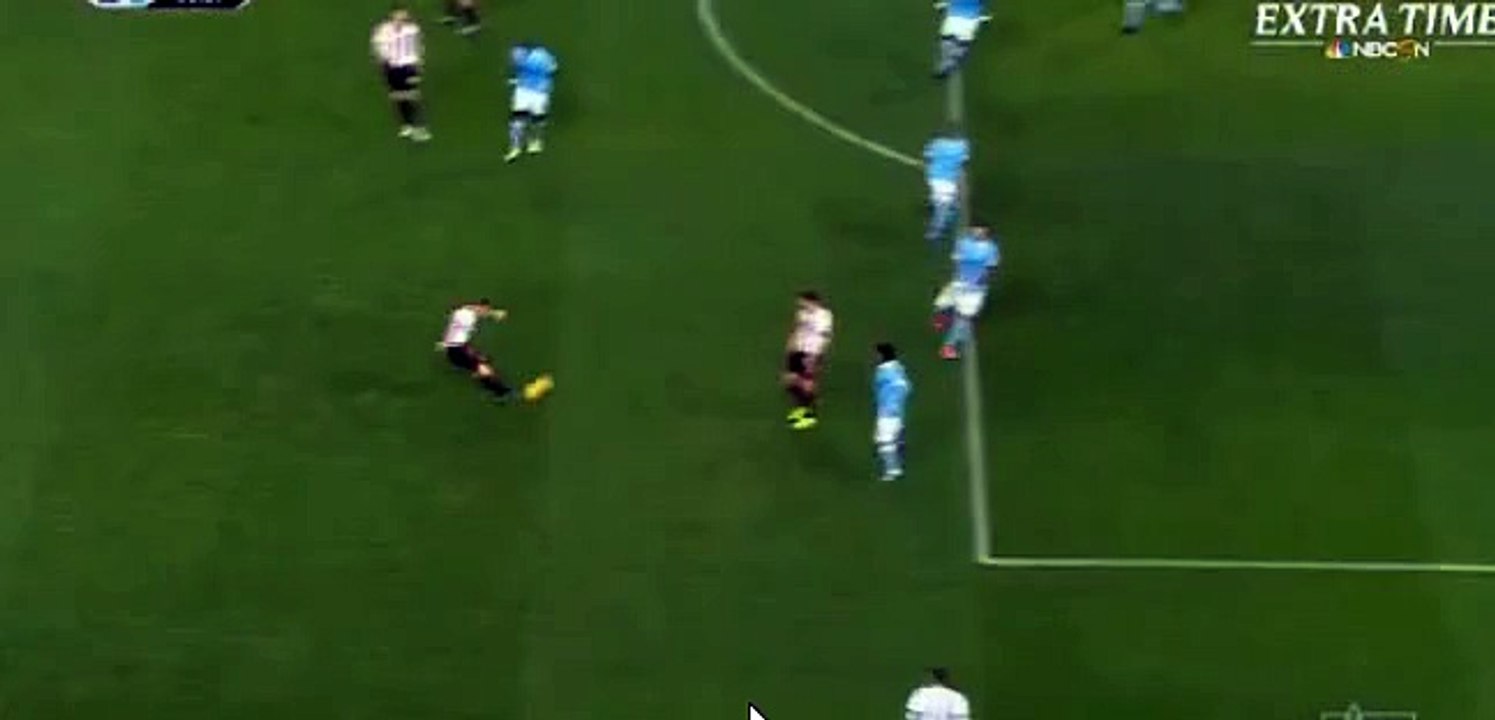 Fabio Borini Goal - Manchester City 4 - 1 Sunderland - 26/12/2015