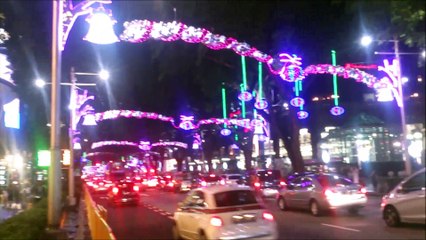 we wish you a merry christmas song - Beautiful  christmas decoration at Orchard road singapore