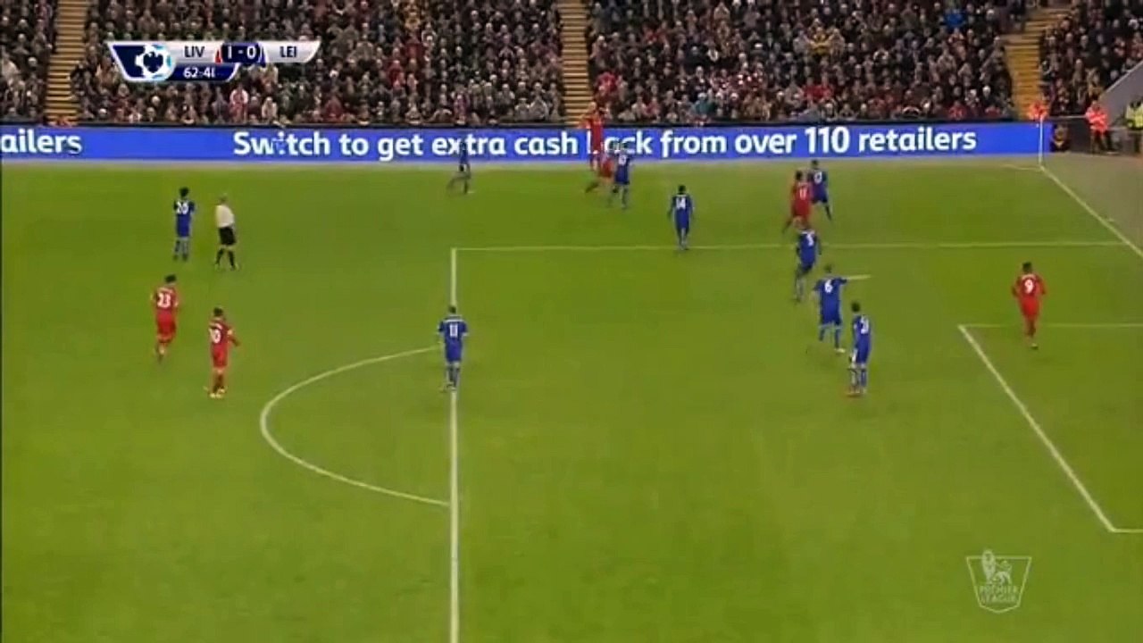 Christian Benteke Goal ~Liverpool 1-0 Leicester~