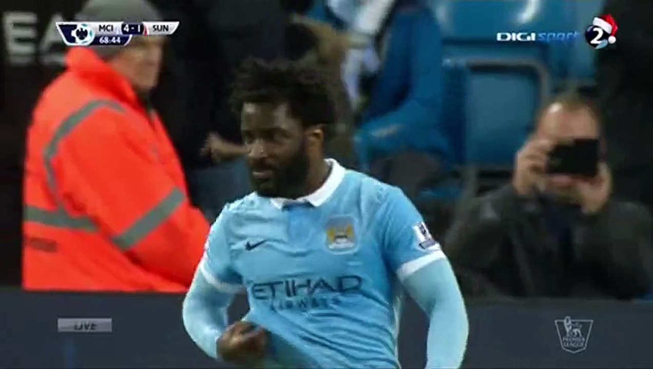 Wilfried Bony (Penalty missed) - Manchester City 4-1 Sunderland - 26-12-2015 - Video Dailymotion