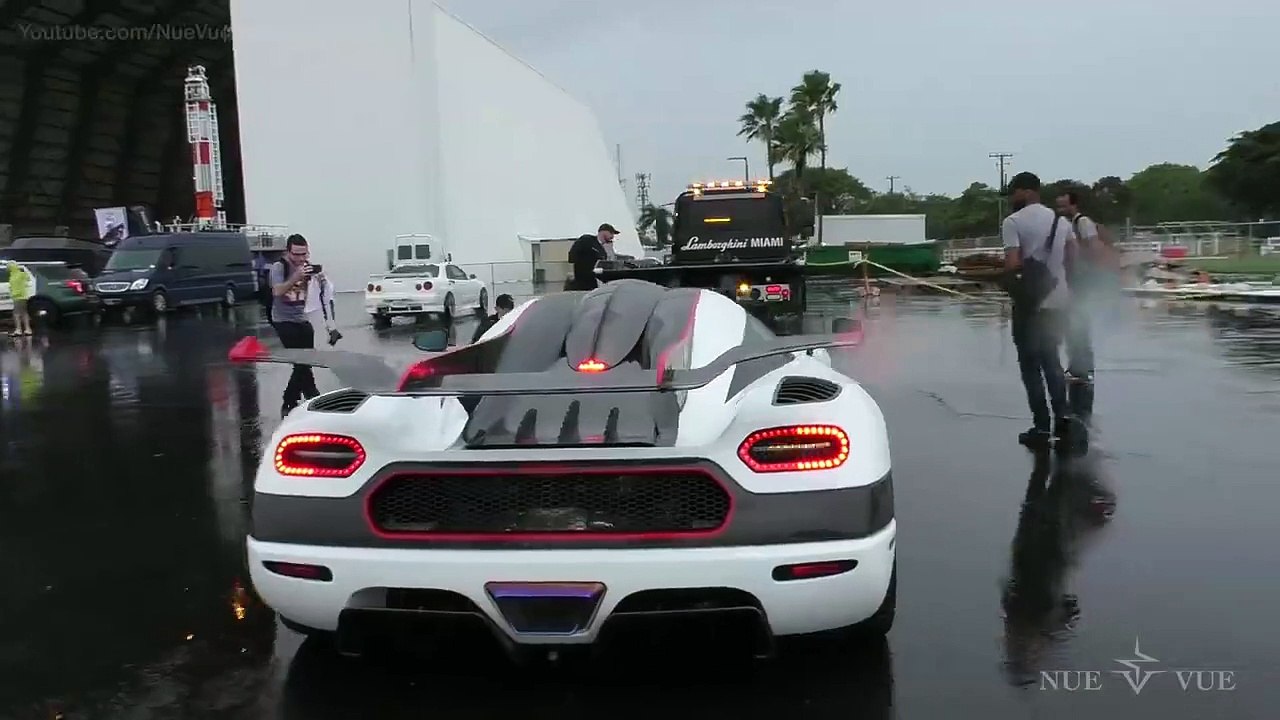 America's first Koenigsegg One:1 takes on the rain!