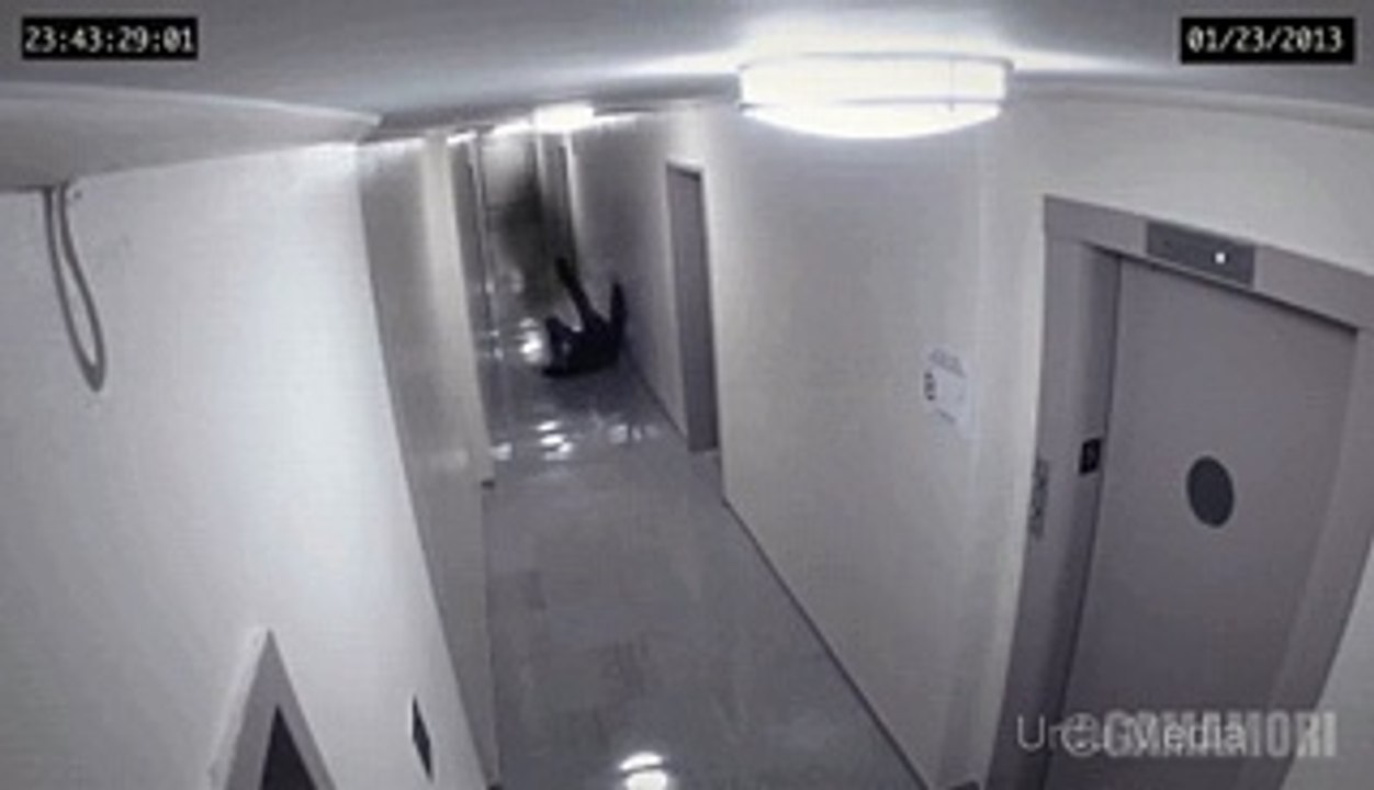 Real Ghost Gets Caught on CCTV camera.mp4