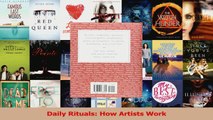 PDF Download  Daily Rituals How Artists Work Download Full Ebook