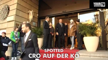 Spotted: Cro in Düsseldorf auf der Königsallee
