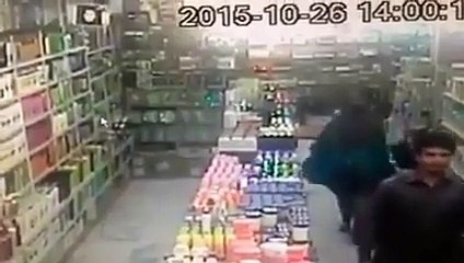 Mardan during the earthquake mega mart CCTV footage