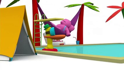 Pocoyo adora a piscina :)