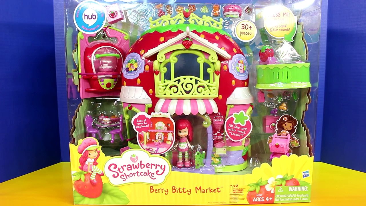 Strawberry Shortcake Berry Bitty Market With Disney Pixar Cars Lightning McQueen Mater
