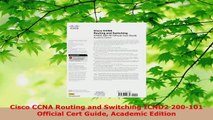 Read  Cisco CCNA Routing and Switching ICND2 200101 Official Cert Guide Academic Edition EBooks Online