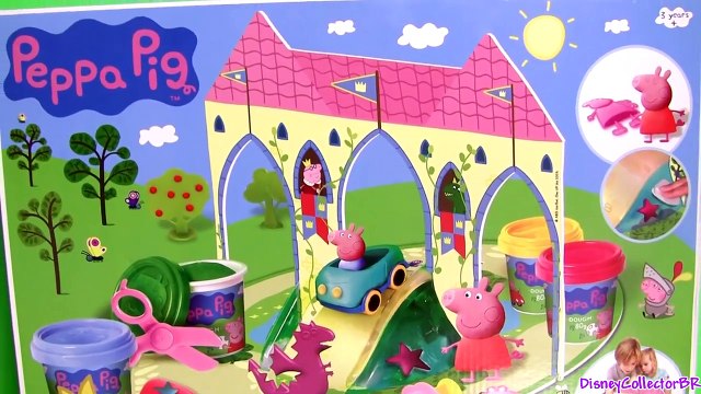 Princess Peppa Pig Castle Play Dough Playset - Make Princess Peppa George Dinosaur with Pl