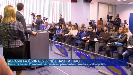ABRASHI FAJËSON QEVERINË E HASHIM THAÇIT
