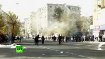 Barricades & Water Cannons: Turkish police clash with Kurds at curfew protest